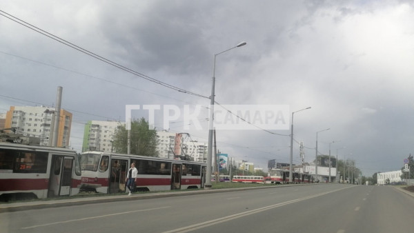 В Самаре вечером 19 мая снова встали трамваи