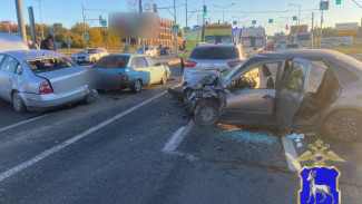 В Самаре произошло массовое ДТП на Московском шоссе