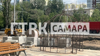 В Самаре провели гидропосев газона в парке Мира