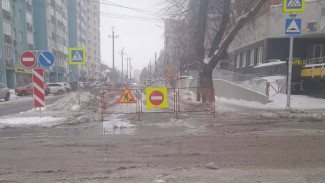 В центре Самары временно перекрыли улицу Ленинскую