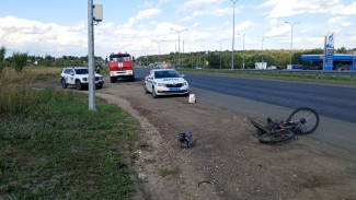 На подъезде к Самаре водитель грузовика сбил велосипедиста