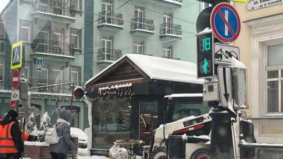 В Самаре около 500 единиц техники вывозят снег после нового снегопада 3 февраля