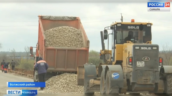 В Самаре начат ремонт подъездных путей к селу Лопатино 