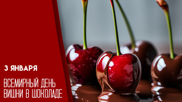 3 января — Всемирный день вишни в шоколаде: рецепт десерта