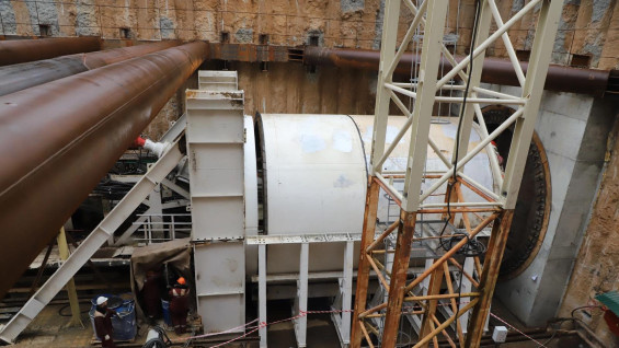 В Самаре к работе готовят тоннелепроходческий комплекс для строительства станции метро