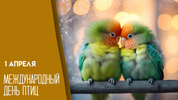 1 апреля — Международный день птиц: история, традиции и эксклюзивные открытки 