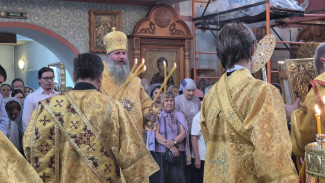 Феодосий провел службу в праздник Собора Самарских святых 12 августа