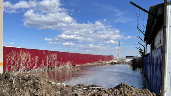 В Самарской области затопило целое село