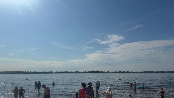 Самарцам рассказали, где в губернии Волга прогрелась до +25 градусов 