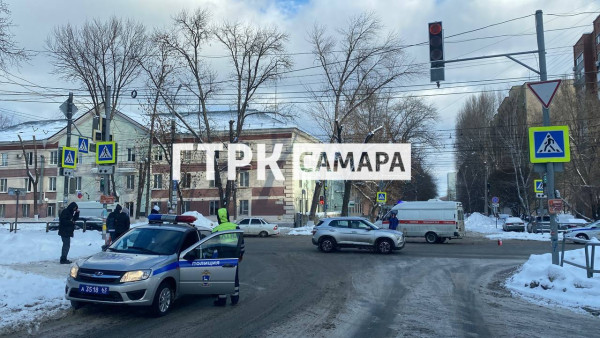 В Самаре 1 января произошло ДТП со скорой