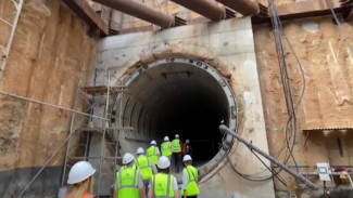 Самарцам показали, как внутри выглядит станция метро "Театральная"