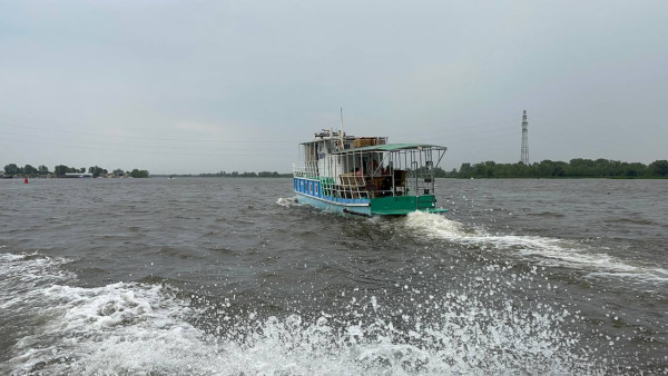 В Самаре из-за сильного шторма 20 мая приостановлено движение судов по Волге