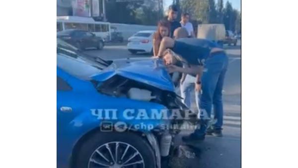 В Самаре на Московском шоссе произошло серьезное ДТП 29 июня 