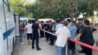 В Самаре полиция устроила облаву на мигрантов на крупной овощебазе