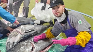 Студент из Самарской области показал 284-килограммовую рыбу стоимостью 160 млн рублей