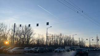 Вечером 20 февраля Самару сковали пробки в 9 баллов 