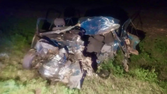 Опубликованы фото смертельного ДТП ВАЗ-2107 с КАМАЗом под Самарой