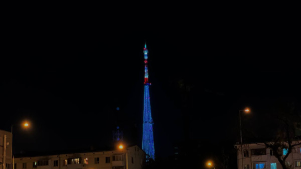Самарская телебашня засияет в честь 23 февраля