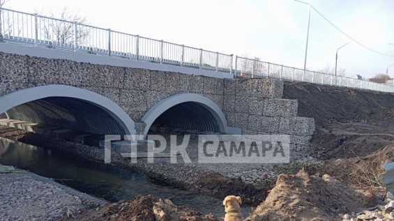 Появились кадры отремонтированного моста на трассе Самара — Тольятти