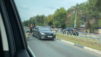 В Самаре на ул. Гагарина практически одновременно произошли сразу две аварии