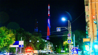 Самарская телебашня окрасится в триколор в День государственного флага России