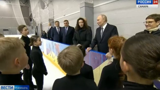 Владимир Путин дал совет начинающим самарским спортсменам