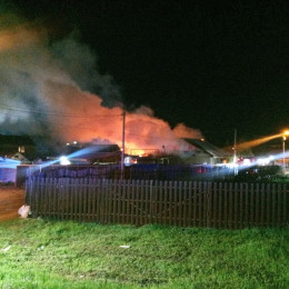 В Новосемейкино потушили огонь в жилом доме на площади 200 квадратных метров