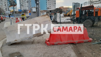 В Самаре закрыли участок Московского шоссе для пешеходов