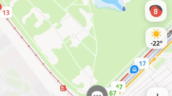 Московское шоссе в Самаре парализовало после удара Renault в трамвай утром 4 февраля 