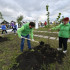 Участники XXX Юбилейной «Российской студенческой весны» приняли участие в патриотической акции «Сад памяти»