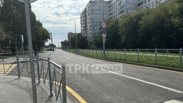 В Самаре после ремонта открыли улицу Дачную 2 сентября 