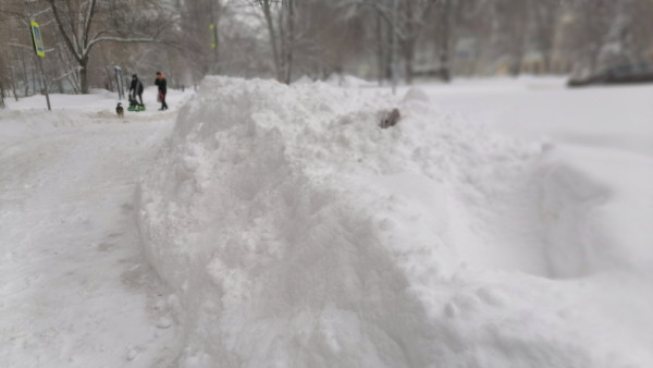 "Вымерший" город: В Самаре появились фотографии последствий снегопада 15 января 2022 года