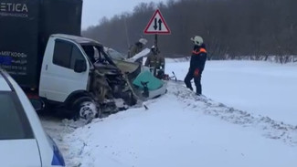 3 человека погибли в Самарской области в столкновении "Газели" и "LADA Largus" 16 января