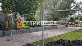 В Самаре на улице Ново-Садовой ограничили движение пешеходов