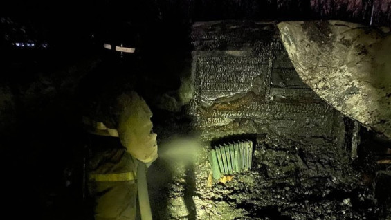 В Самарской области 14 января в охранной будке СНТ заживо сгорел человек