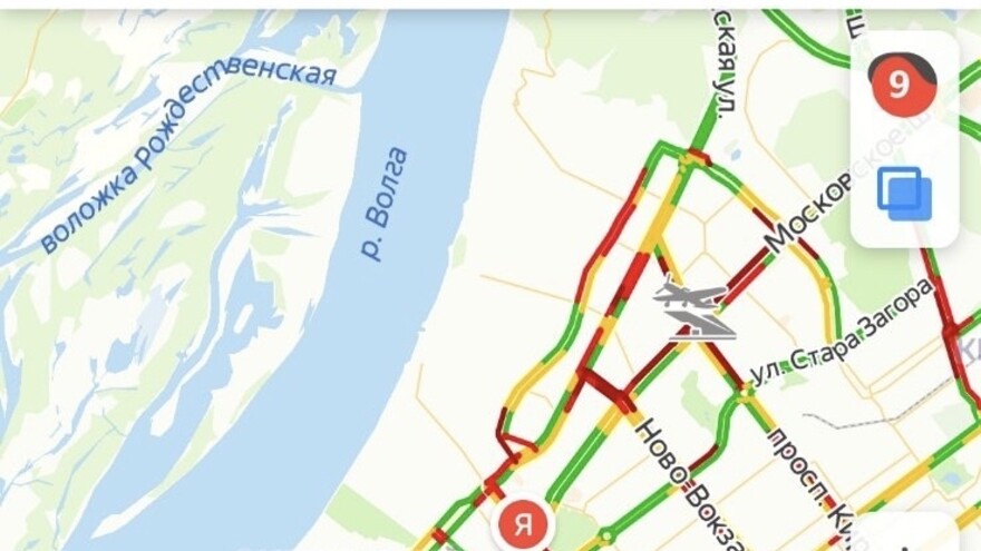 Карта пробок самара онлайн в реальном