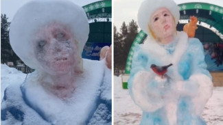 Самарцы активно обсуждают в соцсетях ужасную снегурочку-зомби