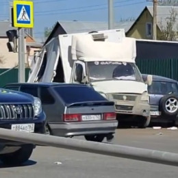 В Самаре «газелист» перекрыл Красноглинское шоссе