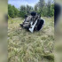 Появились кадры с места гибели мужчины в перевернувшейся Lada Granta под Самарой