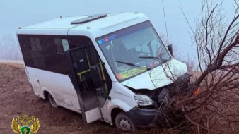 Рейсовая маршрутка съехала в кювет с 11 пассажирами в Самарской области 3 апреля