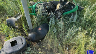 Под Самарой в пятницу 13-е погиб водитель скутера