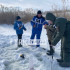 Появились кадры массовой рыбалки на льду под Самарой