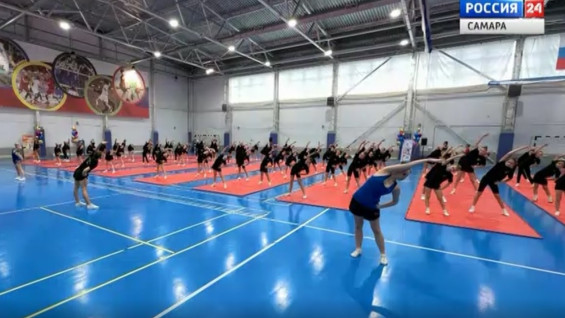 Более 400 детей приняли участие в массовом фестивале «Волжский марафон» 