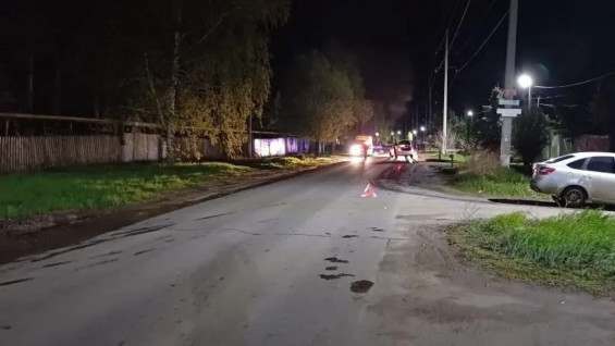 43-летний пешеход погиб под колесами LADA Granta ночью под Самарой 