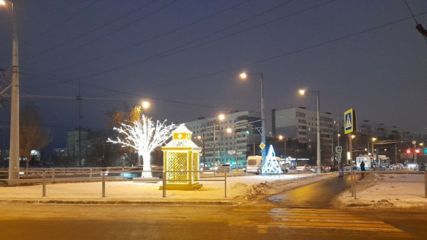 В новогоднюю ночь в Самарском регионе ожидается резкое потепление