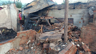 Появилось видео с места пожара в Самарской области, в котором погибли три человека