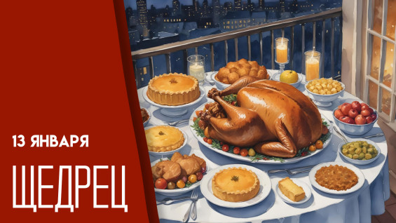 Щедрый вечер (Щедрец) 13 января: история праздника, традиции и открытки