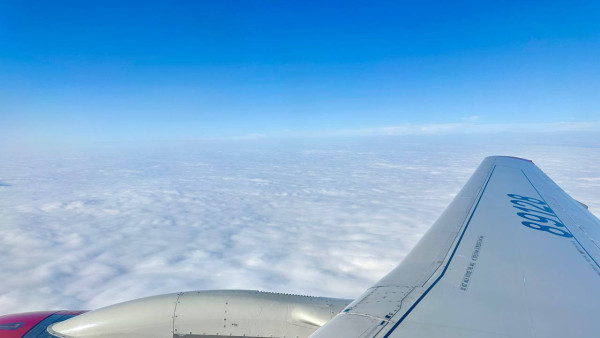 В небе над Самарой у самолета возникли технические проблемы