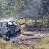 В Шигонском районе лесники и МЧС тушили загоревшийся автомобиль 29 июля