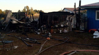 В селе под Самарой оперативно остановили распространение огня